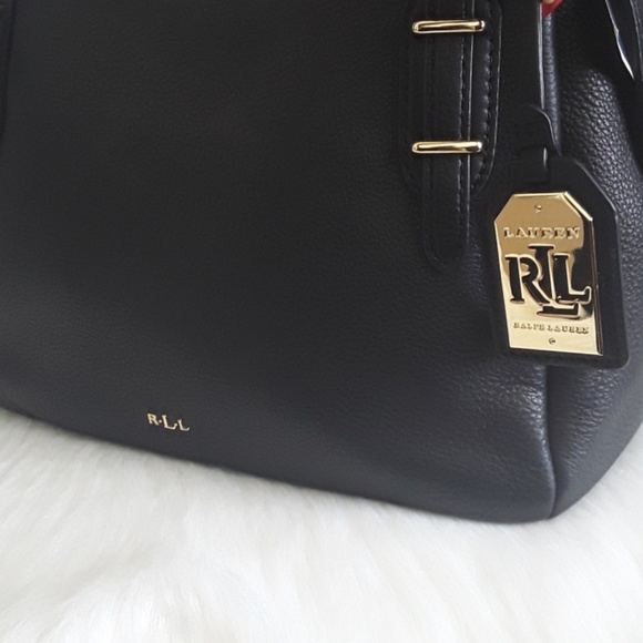 BRAND NEW BEAUTIFUL CHIC BLACK RALPH LAUREN BAG - Picture 2 of 4